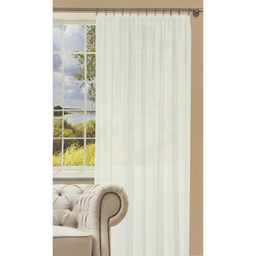 Pencil Pleat Sheer Curtain