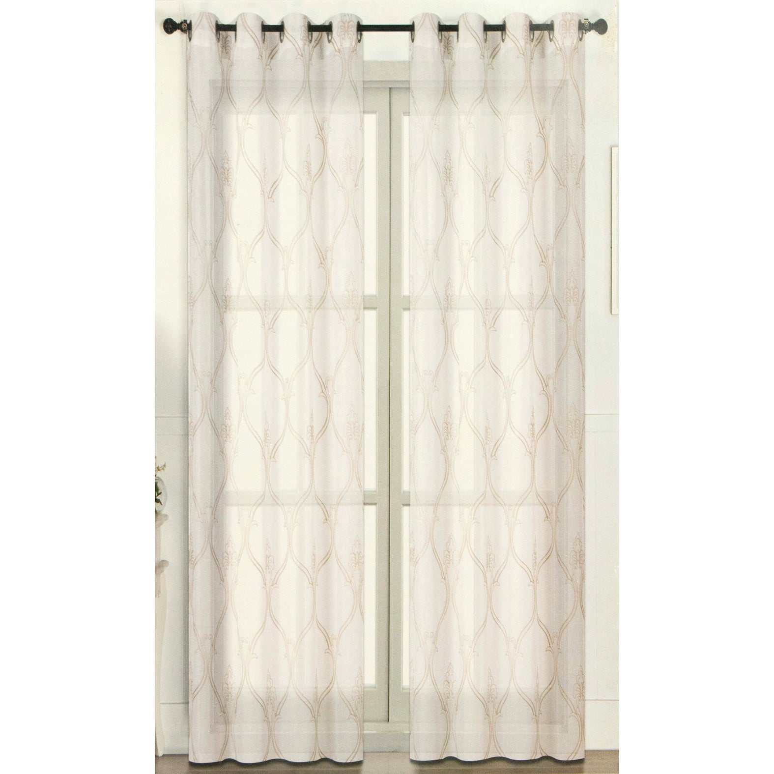 Eyelet Ring Top Sheer Curtain