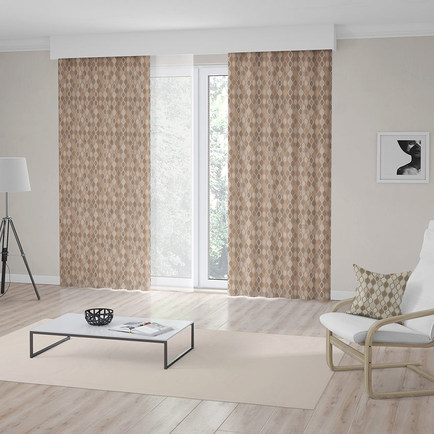 Aubade by Zepel Curtaining/Upholstery Circles Jacquards