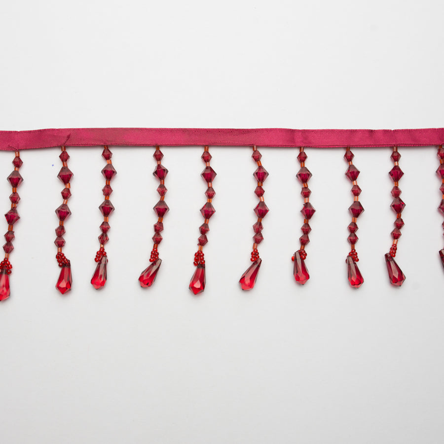 Crystal Beaded Fringe Trim