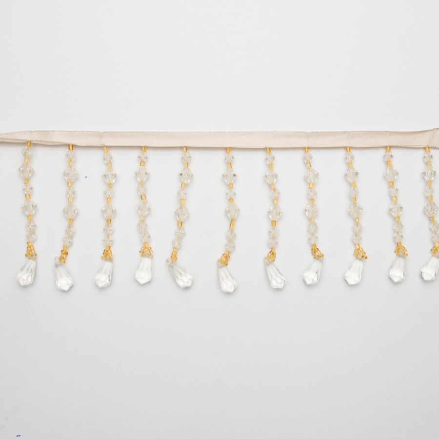 Crystal Beaded Fringe Trim