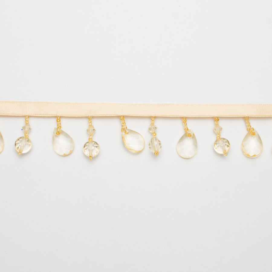 Crystal Beaded Fringe Trim