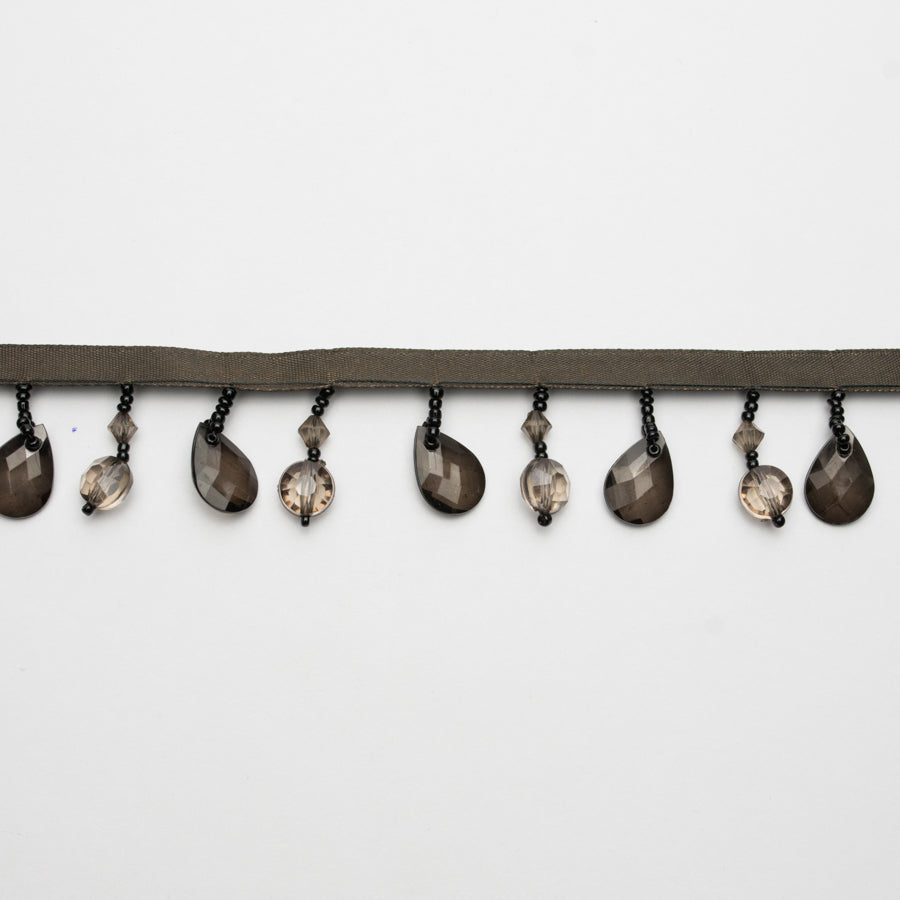 Crystal Beaded Fringe Trim