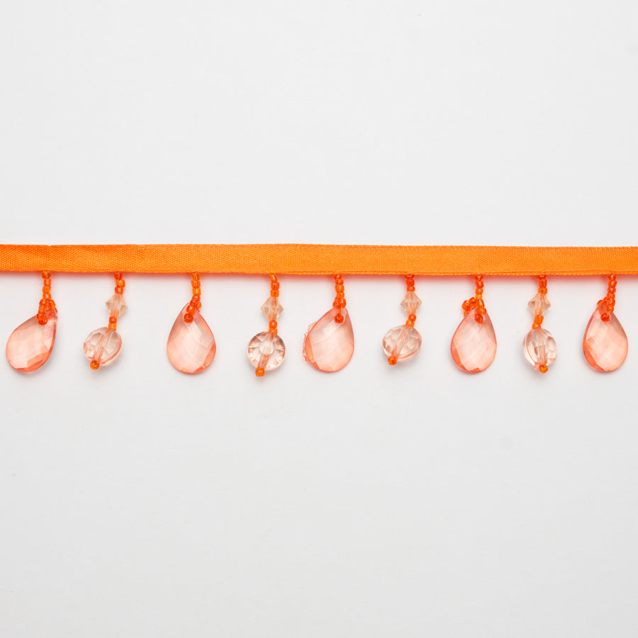 Crystal Beaded Fringe Trim