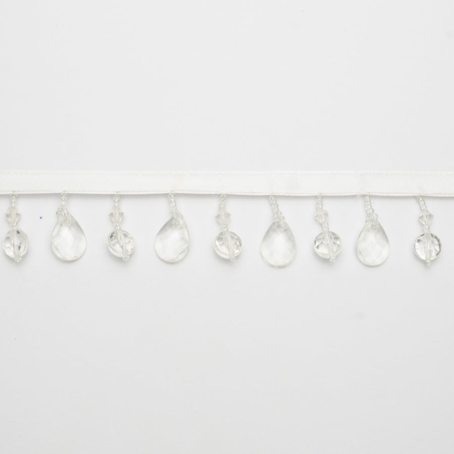 Crystal Beaded Fringe Trim