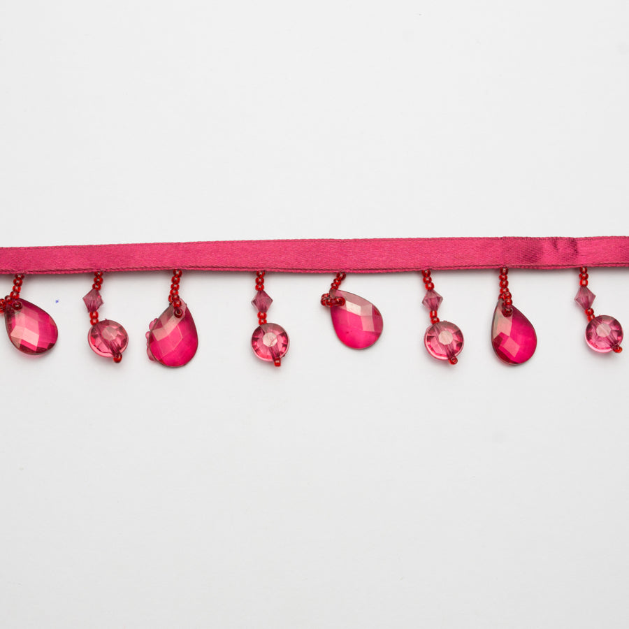 Crystal Beaded Fringe Trim