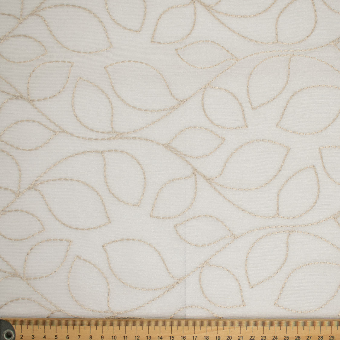 Quadrille by Zepel - Curtaining/Upholstery Leaf Vines Embroidered Sheer