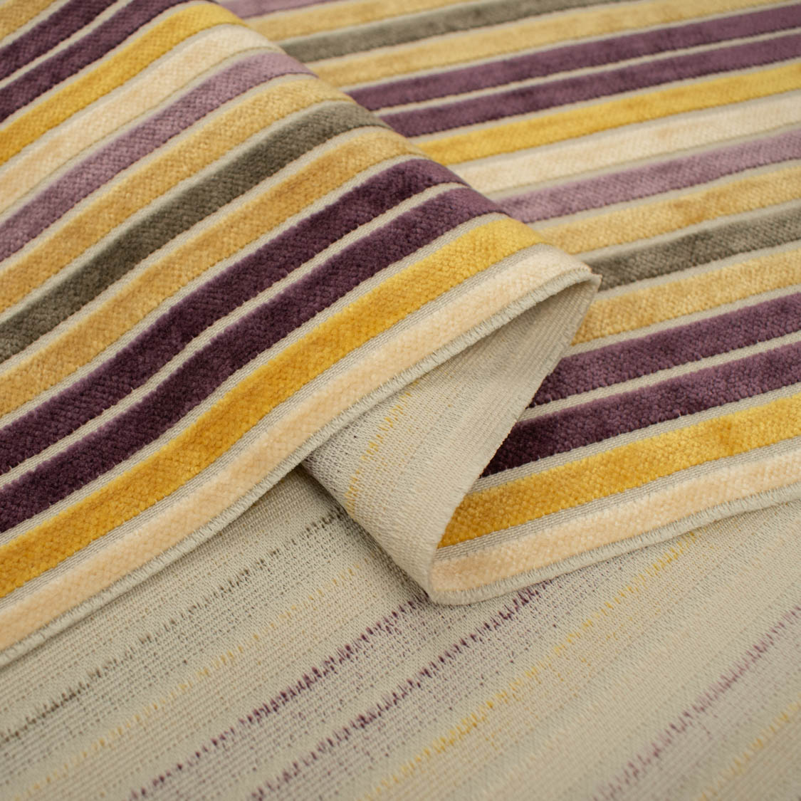 Coquet by Zepel Curtaining/Upholstery Stripes Chenille