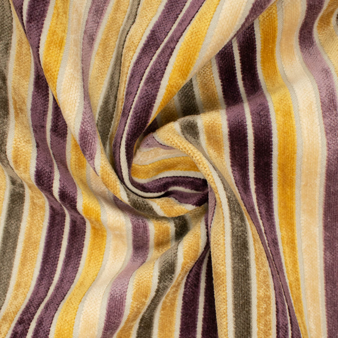 Coquet by Zepel Curtaining/Upholstery Stripes Chenille