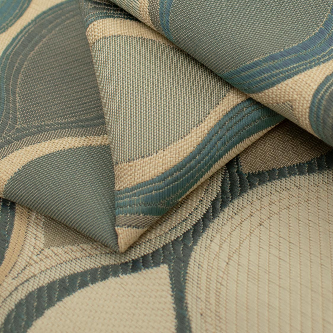 Aubade by Zepel Curtaining/Upholstery Circles Jacquards
