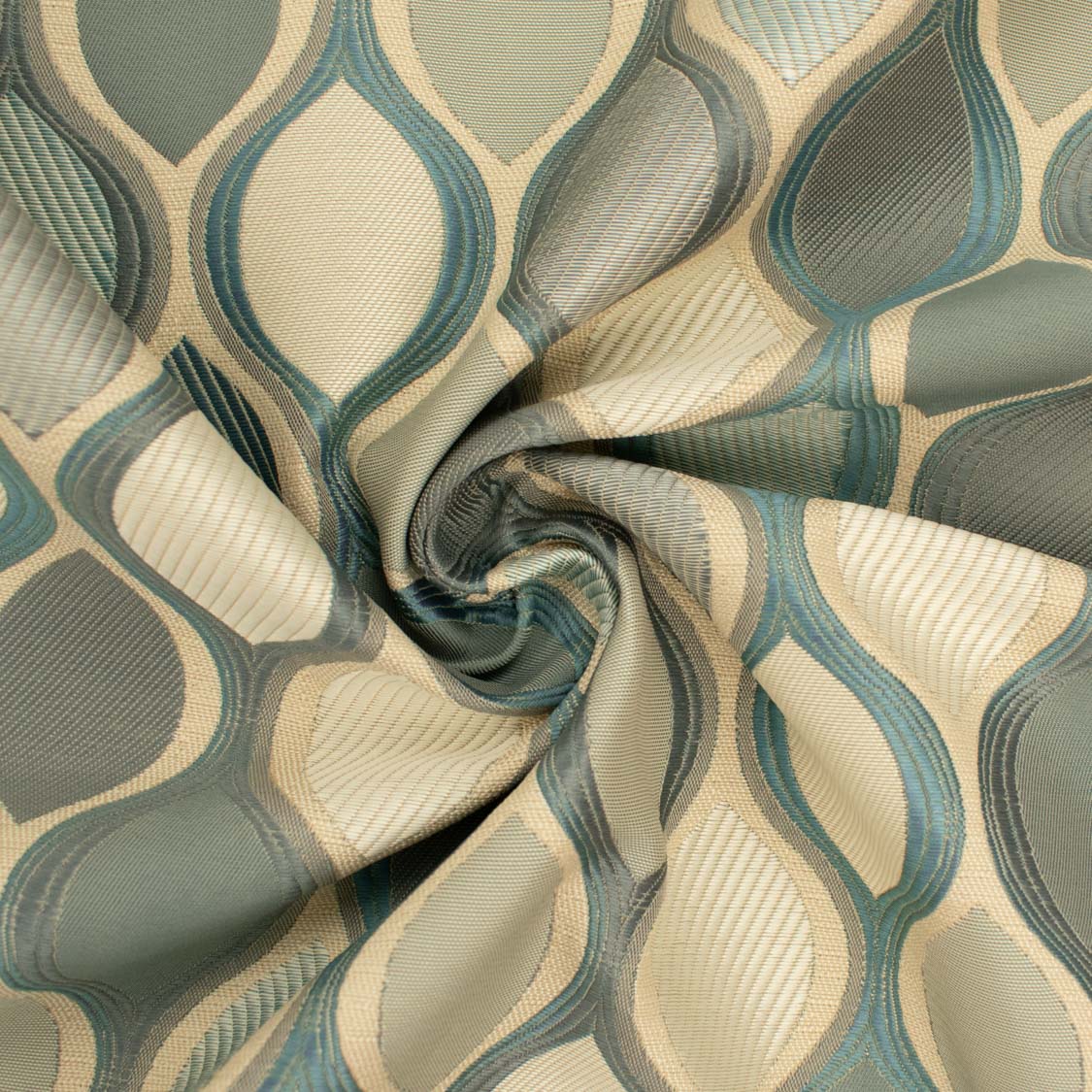 Aubade by Zepel Curtaining/Upholstery Circles Jacquards