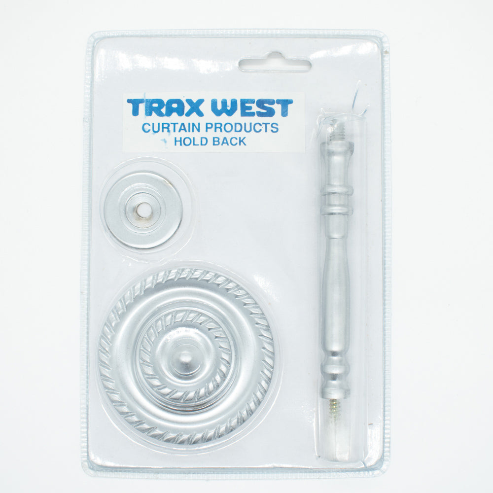 Rosette Brass Metal Curtain Hold Back/Tie Back