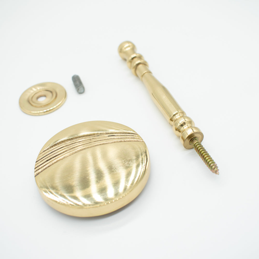 Rosette Brass Metal Curtain Hold Back/Tie Back