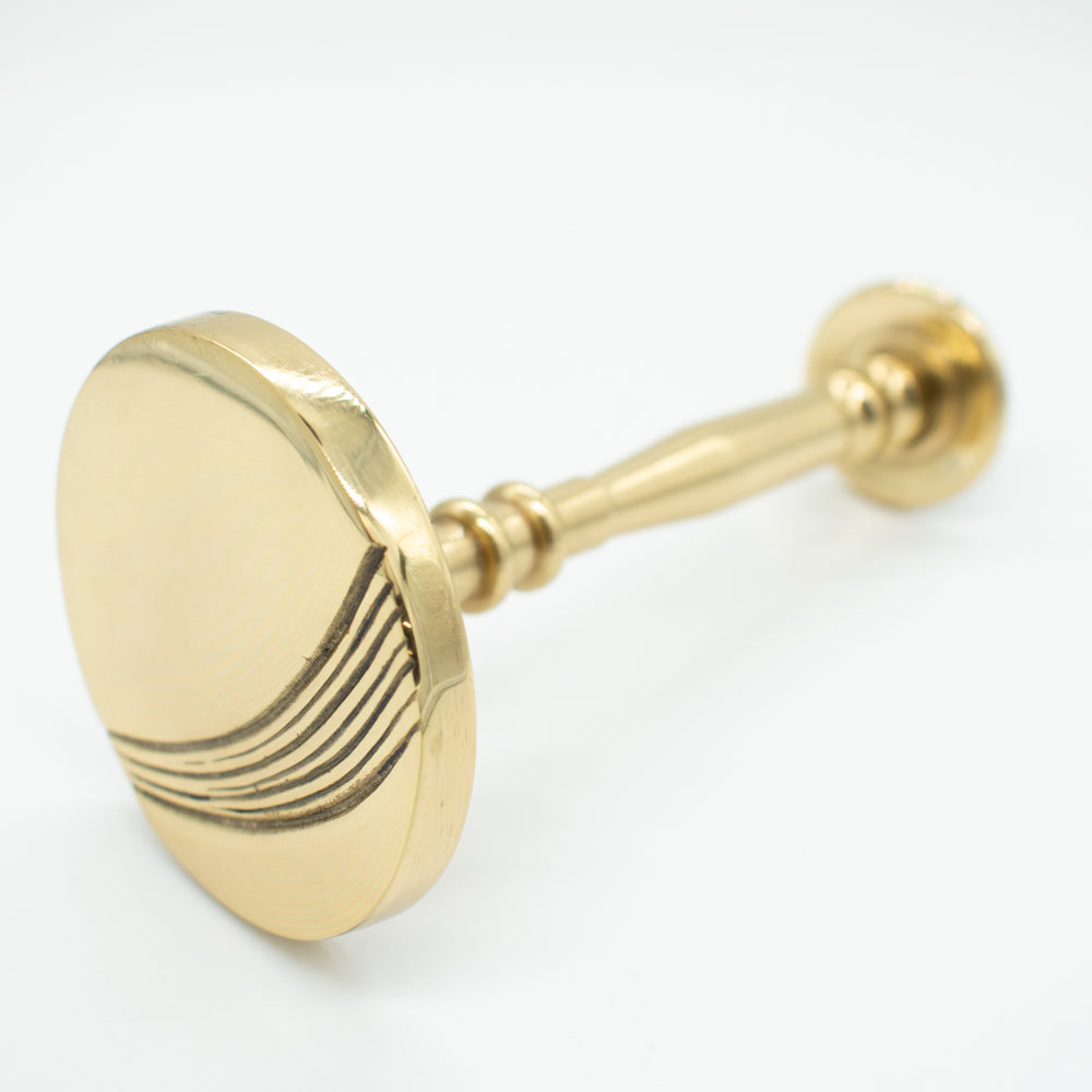 Rosette Brass Metal Curtain Hold Back/Tie Back