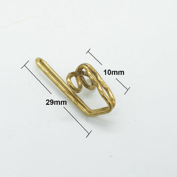 Gold Small Curtain R7 Hooks
