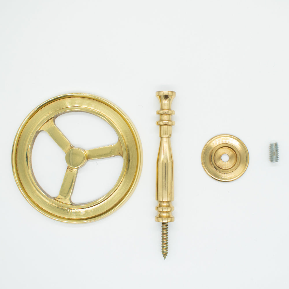 Metal Ship Wheel Curtain Hold Back