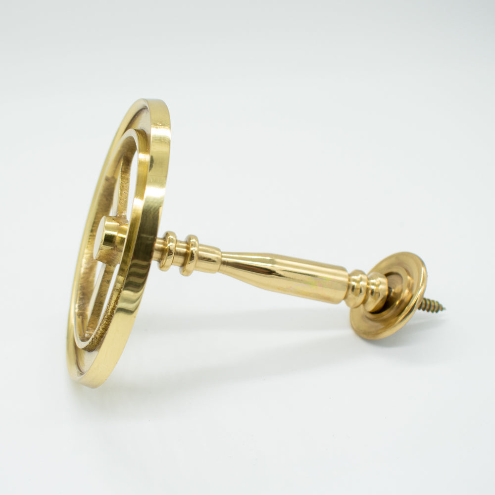 Metal Ship Wheel Curtain Hold Back