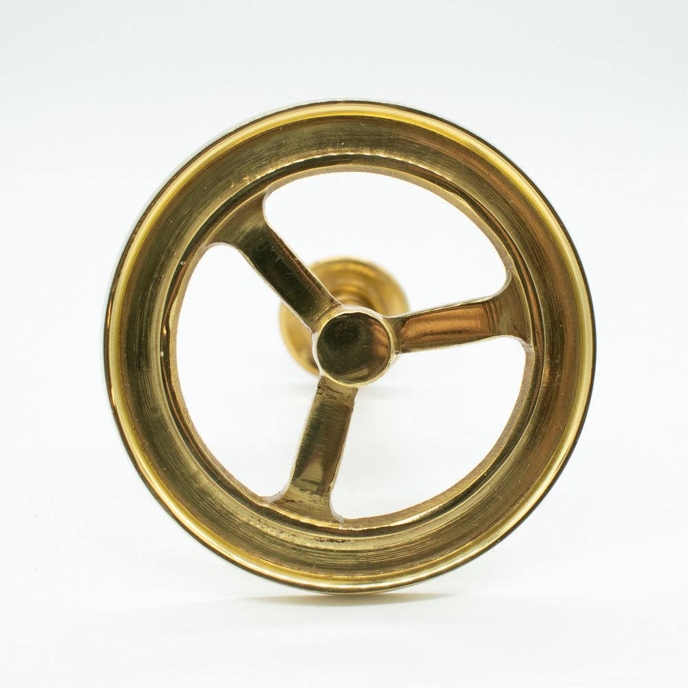 Metal Ship Wheel Curtain Hold Back