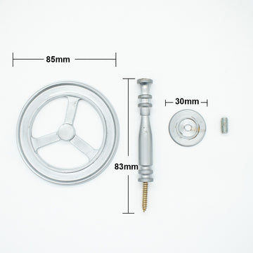 Metal Ship Wheel Curtain Hold Back