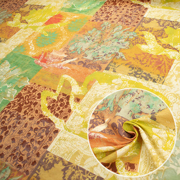 Dupion Raw Silk Curtaining Prints