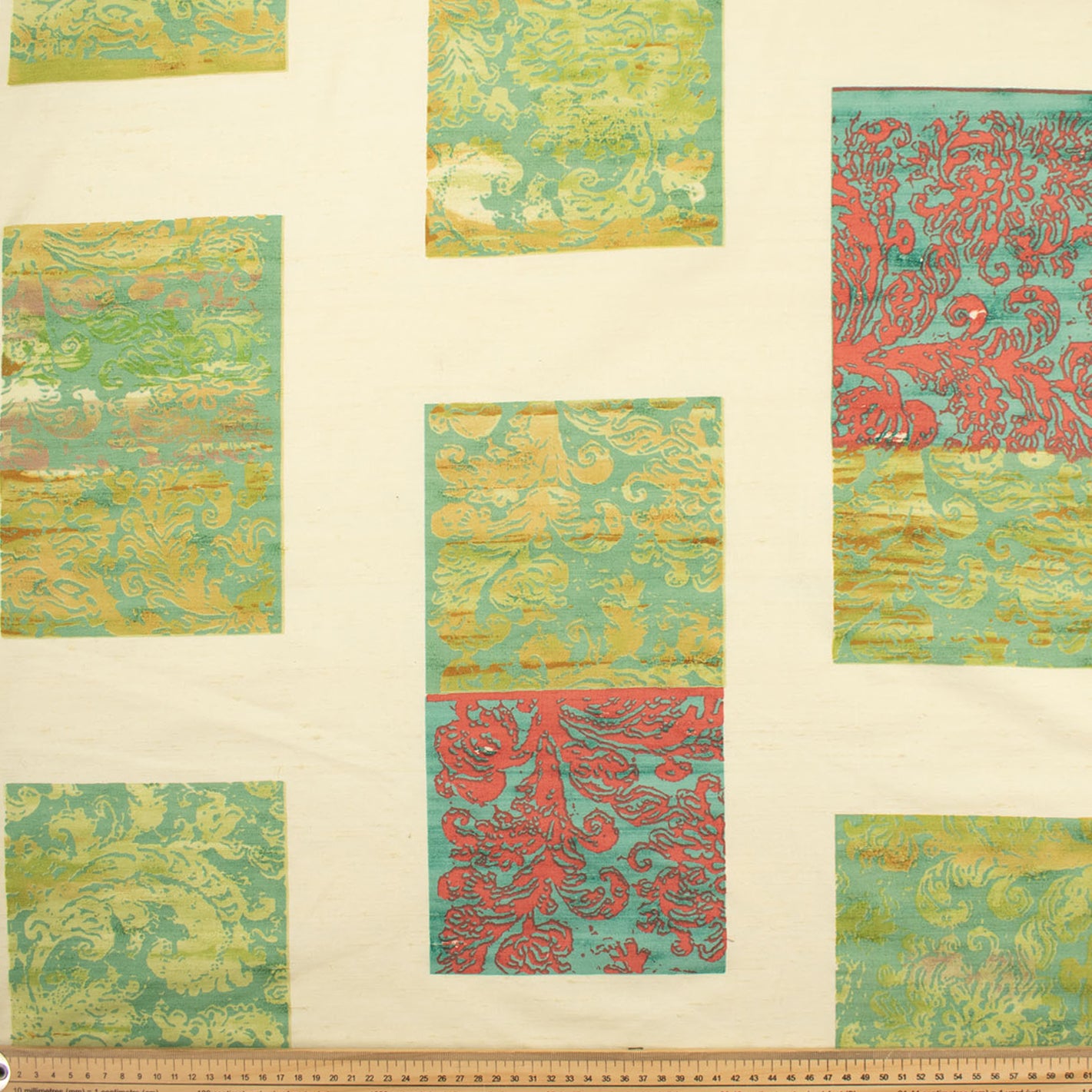 Dupion Raw Silk Curtaining Prints