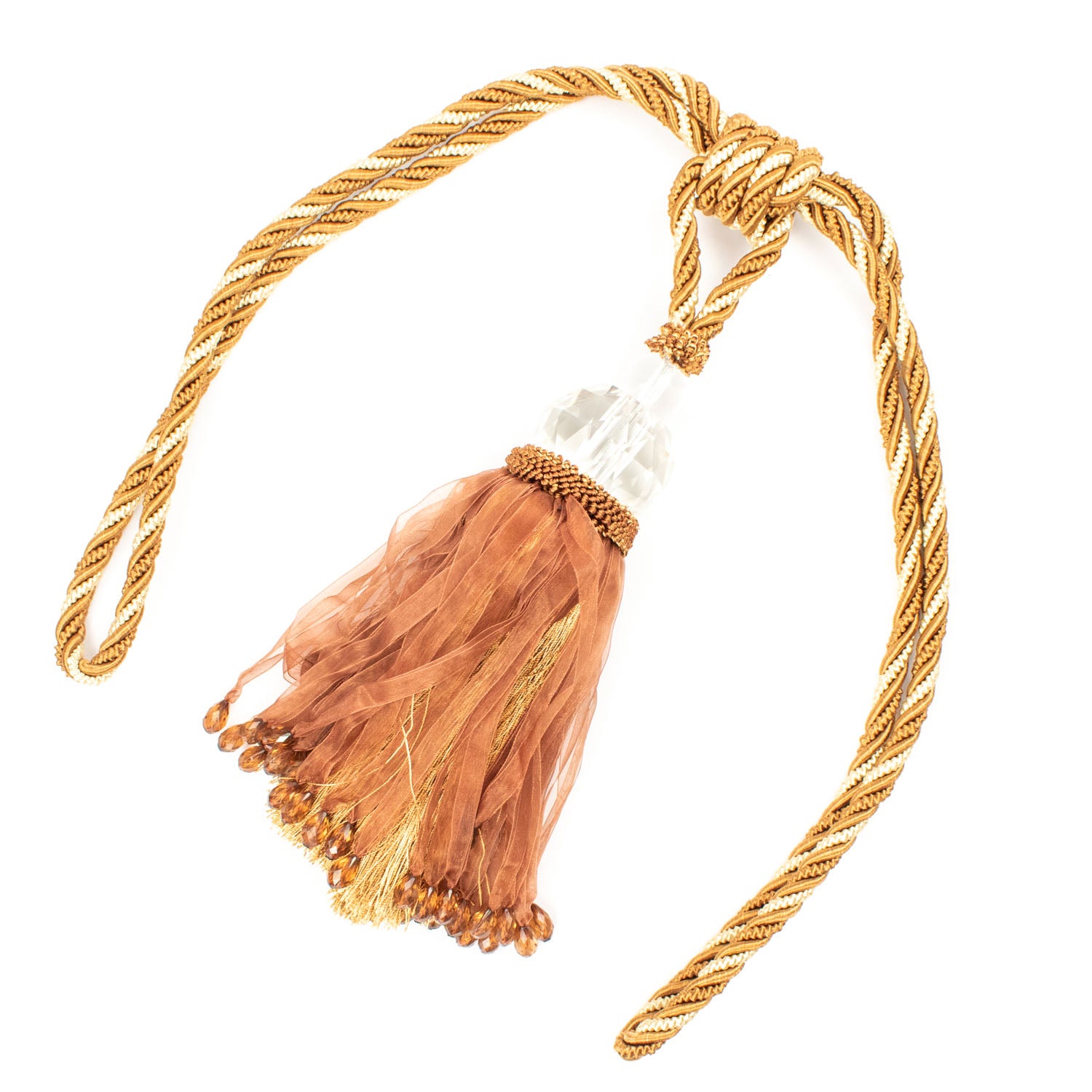 Crystal Curtain Tassel Tie Back - Design 85