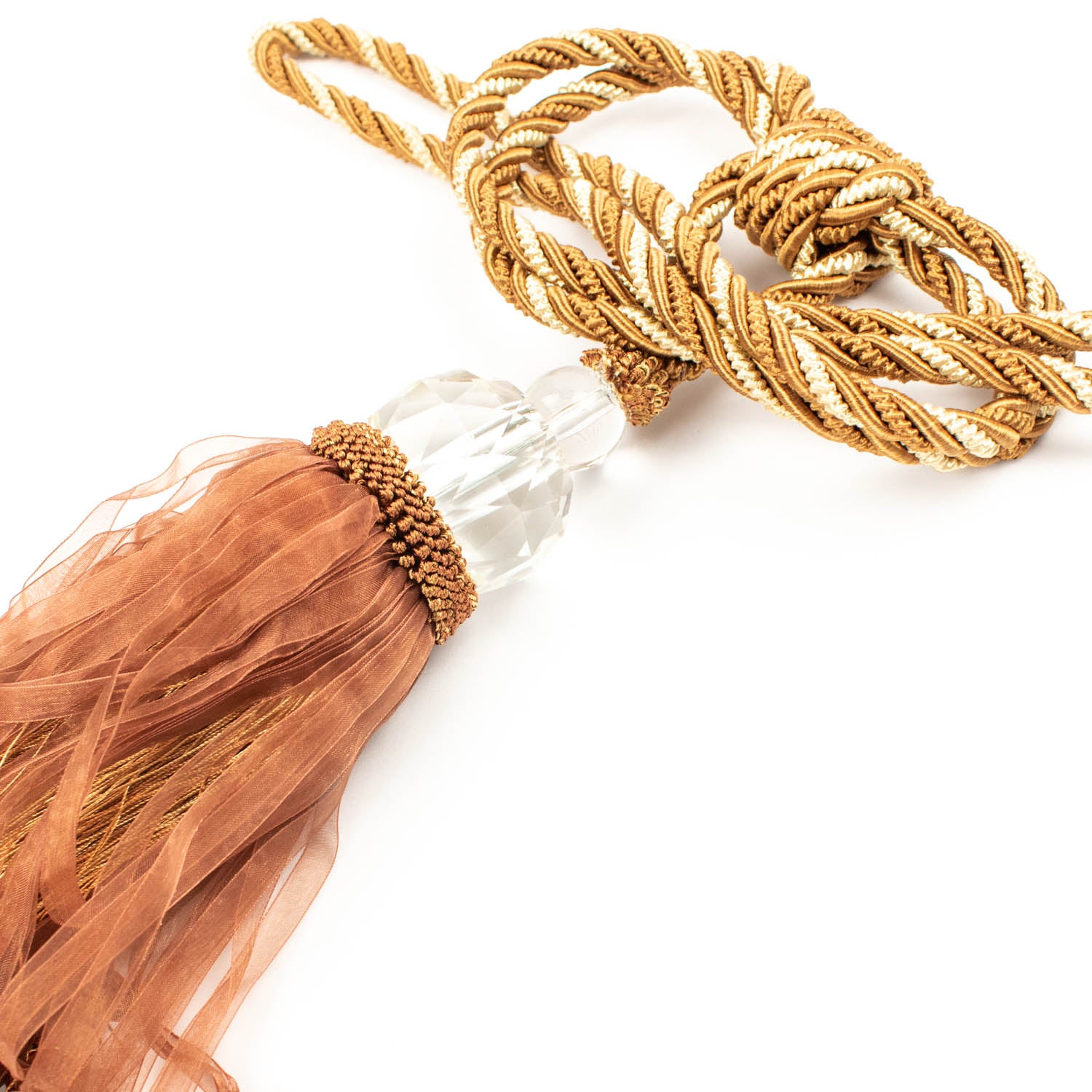 Crystal Curtain Tassel Tie Back - Design 85