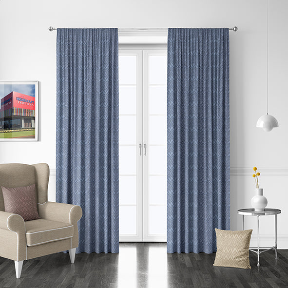 Idyllic by Zepel - Curtaining/Upholstery Zigzag Chenille