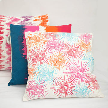Printed Cotton Canvas Decorate Cushion