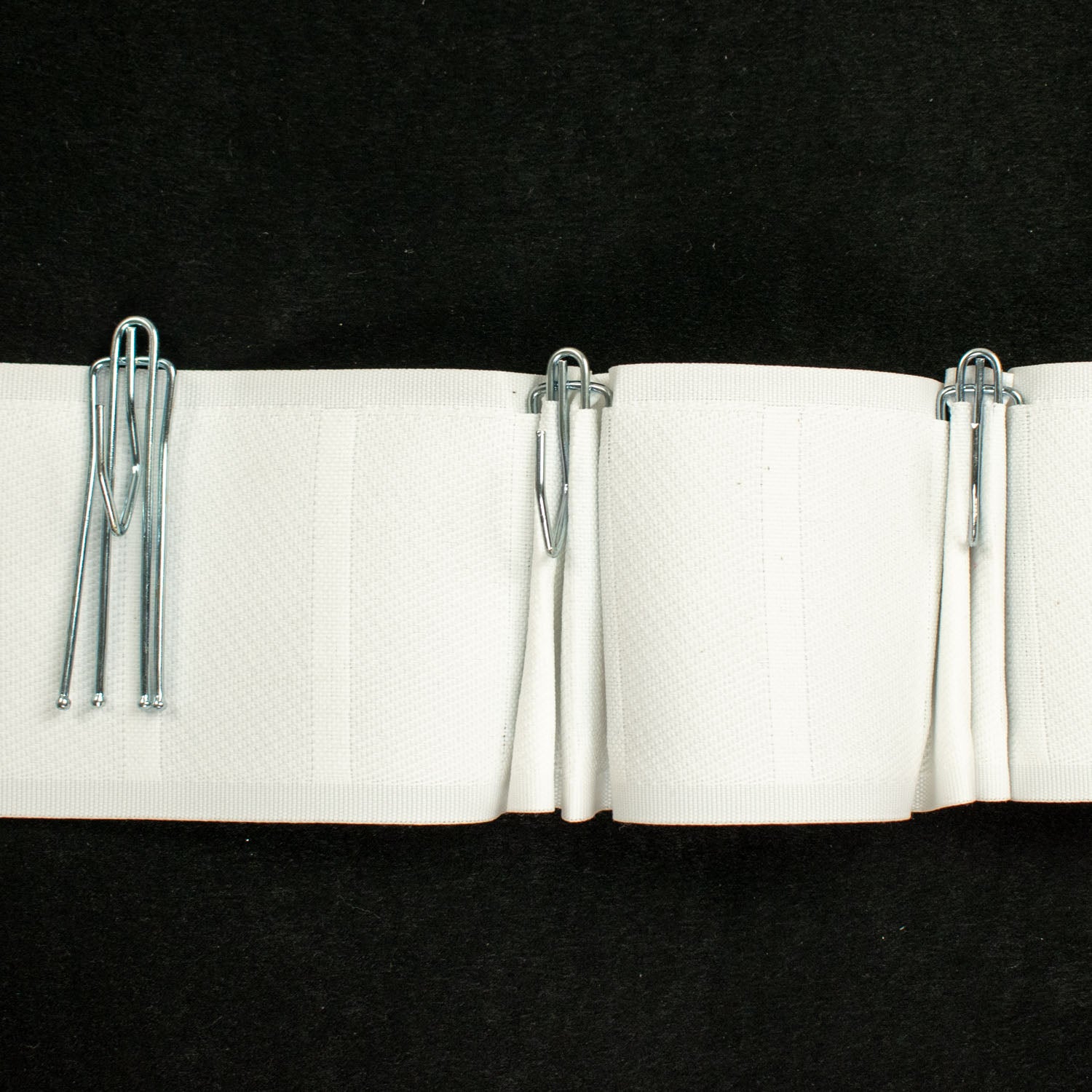 Deep Pleat/4 Prong Pocket Curtain Buckram Tape 10CM