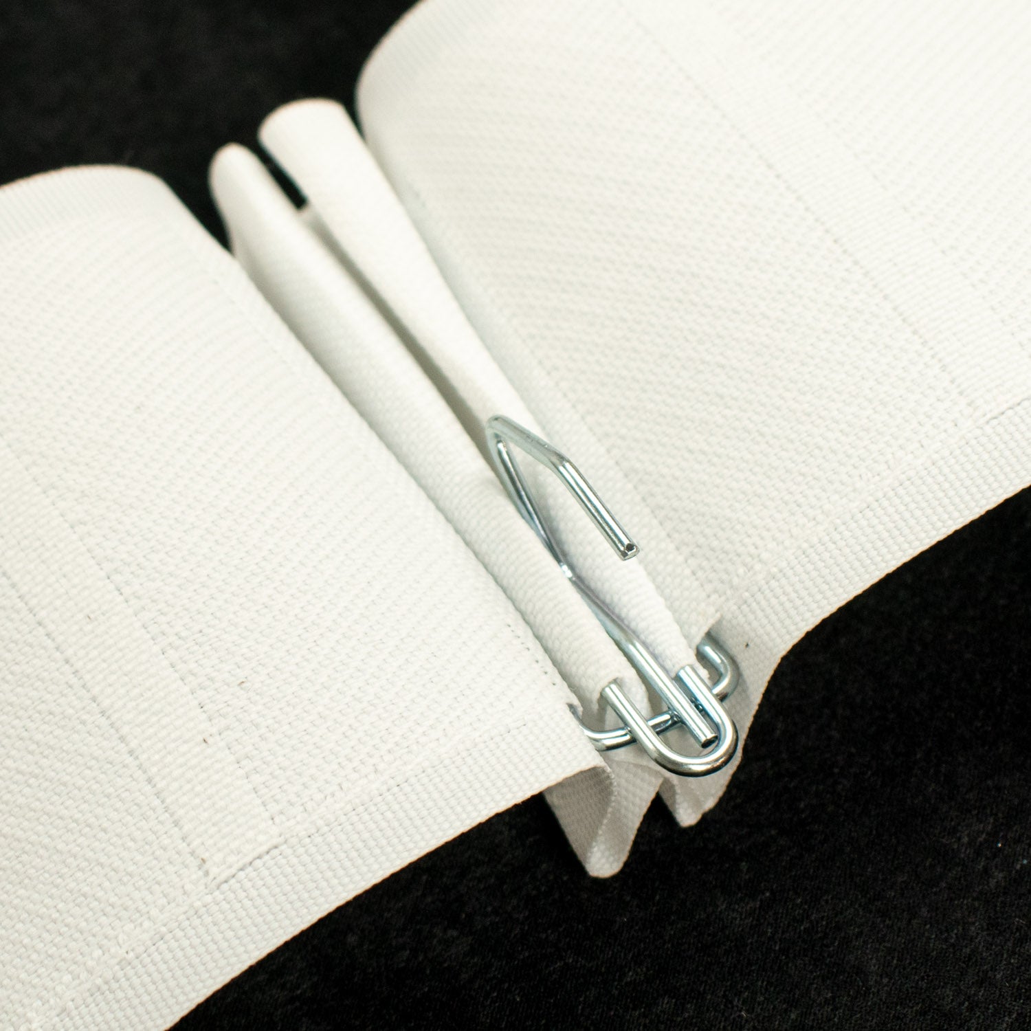 Deep Pleat/4 Prong Pocket Curtain Buckram Tape 10CM