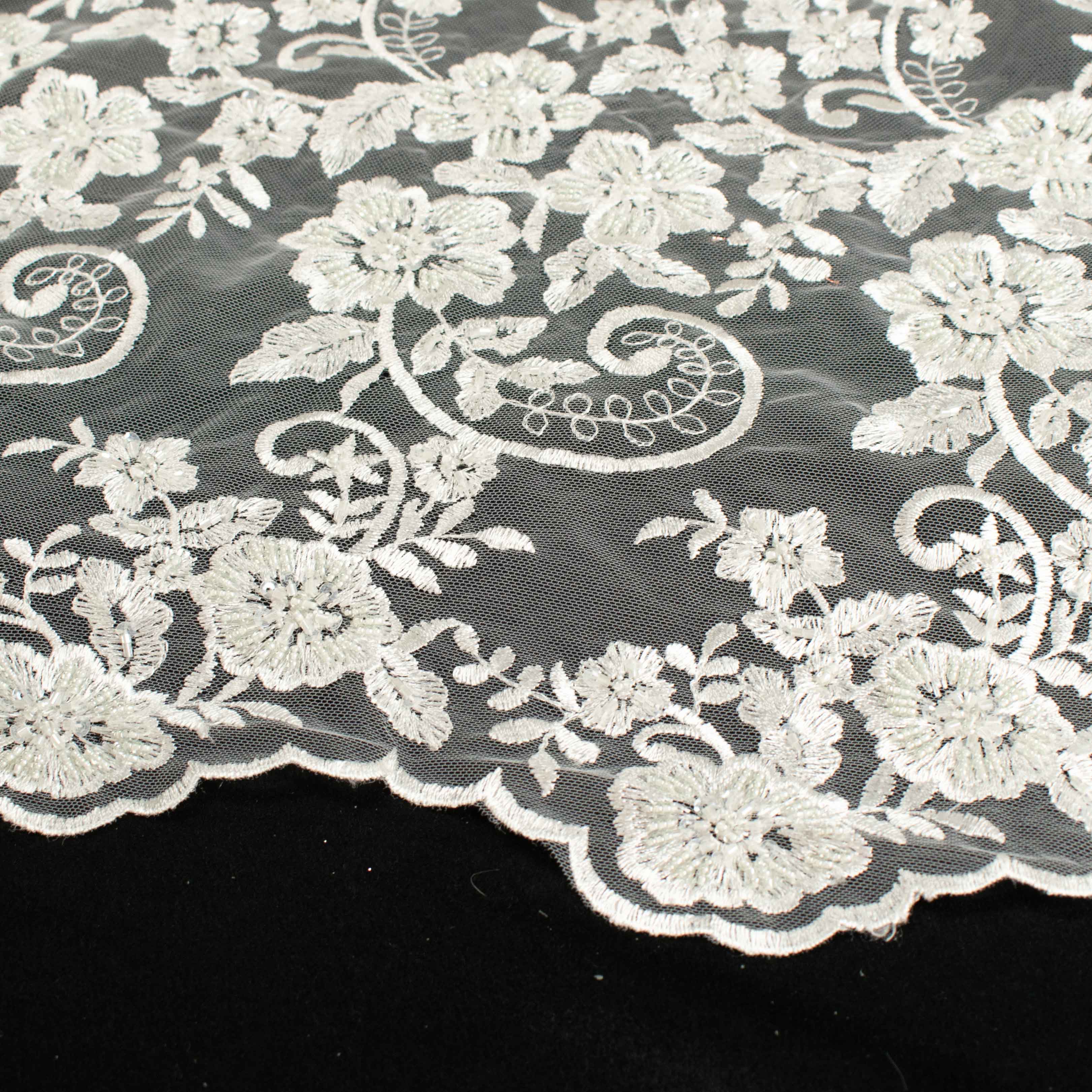 Beaded Embroidery Lace Design-20