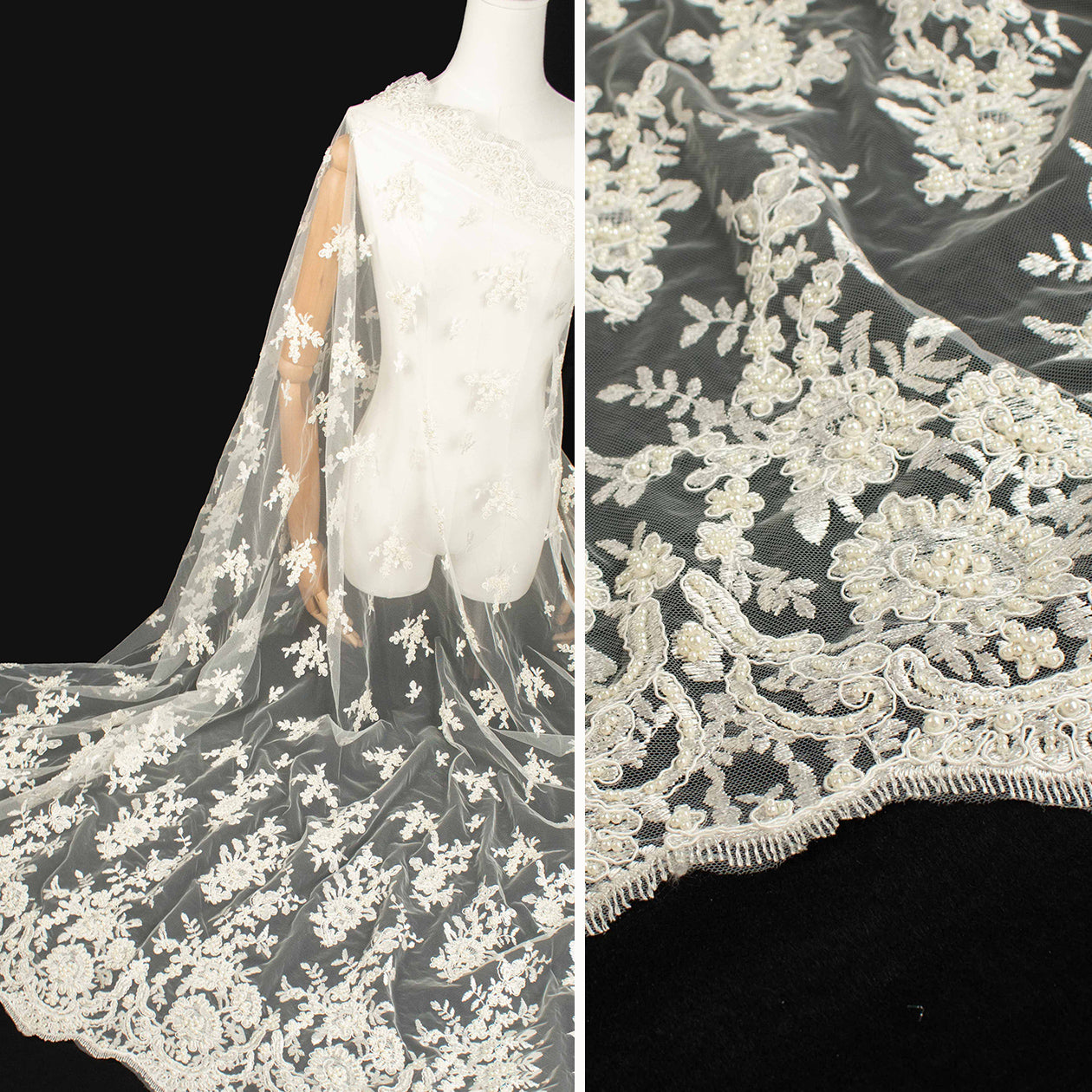 Beaded Embroidery Lace Design-24