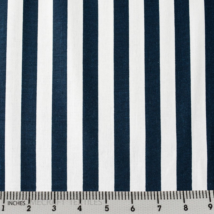 Stripe Printed Cotton Canvass by Homecraft Textiles - Haberdashery Shop Australia
