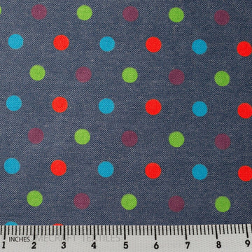 Dotted Printed Cotton Canvass by Homecraft Textiles - Haberdashery Shop Australia