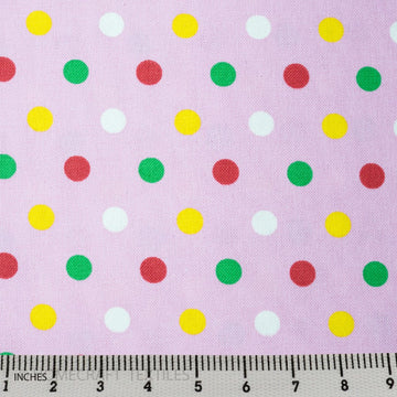 Dotted Printed Cotton Canvass by Homecraft Textiles - Haberdashery Shop Australia