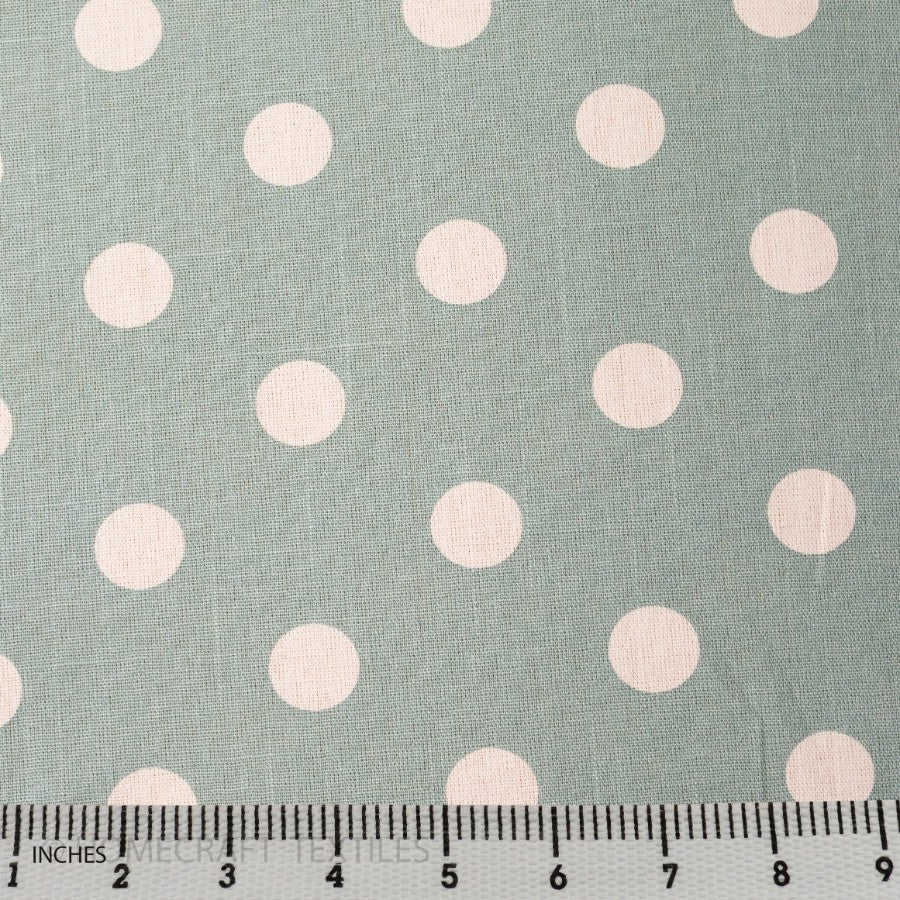 Dotted Printed Cotton Canvass by Homecraft Textiles - Haberdashery Shop Australia
