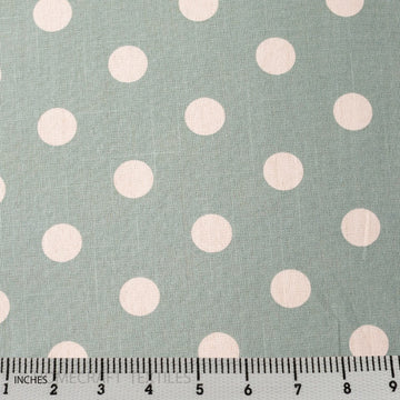 Dotted Printed Cotton Canvass by Homecraft Textiles - Haberdashery Shop Australia