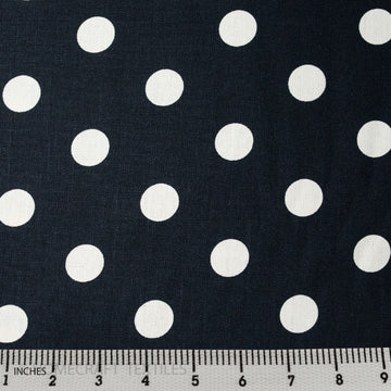 Dotted Printed Cotton Canvass by Homecraft Textiles - Haberdashery Shop Australia
