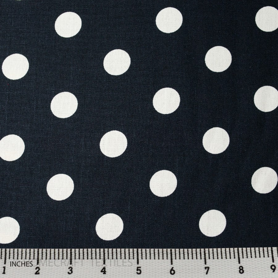 Dotted Printed Cotton Canvass by Homecraft Textiles - Haberdashery Shop Australia