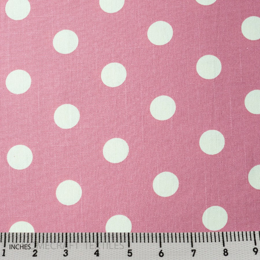 Dotted Printed Cotton Canvass by Homecraft Textiles - Haberdashery Shop Australia
