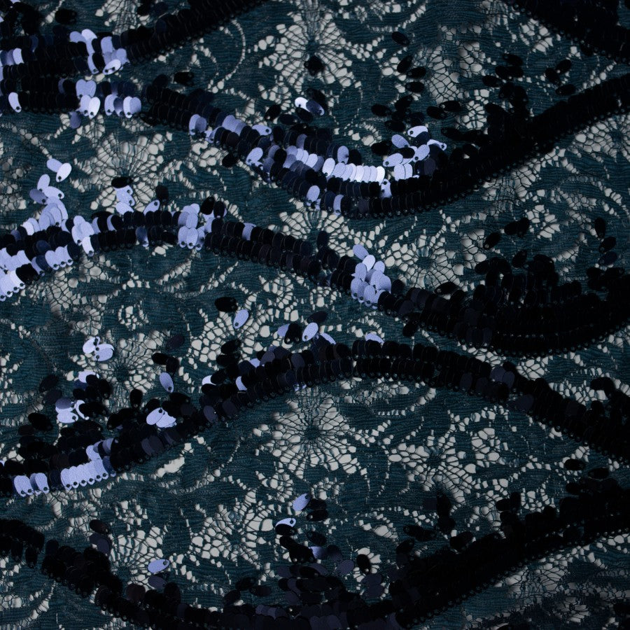 Sequin Raschel Lace