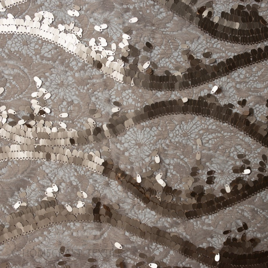 Sequin Raschel Lace