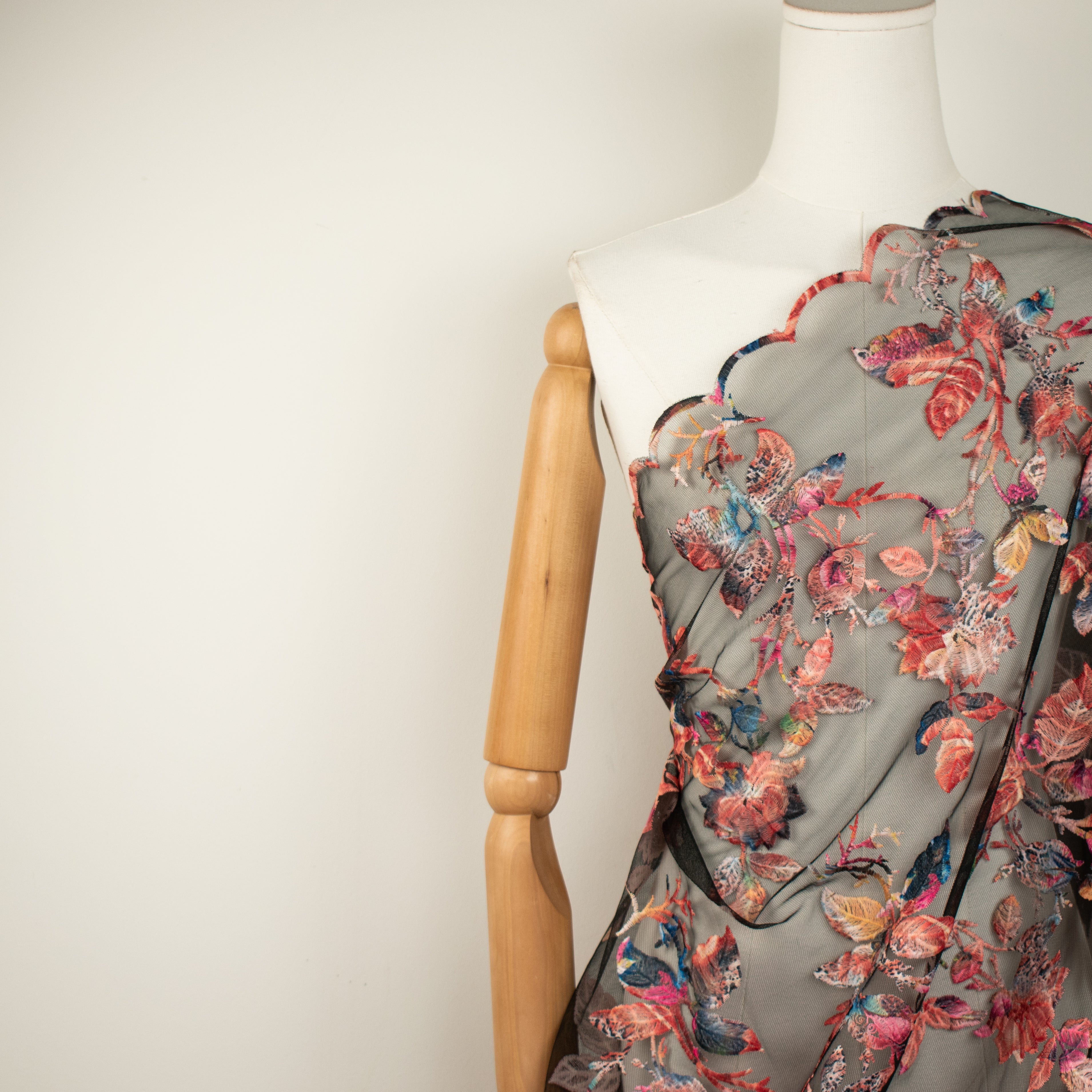 Embroidered Multi Colour Laces