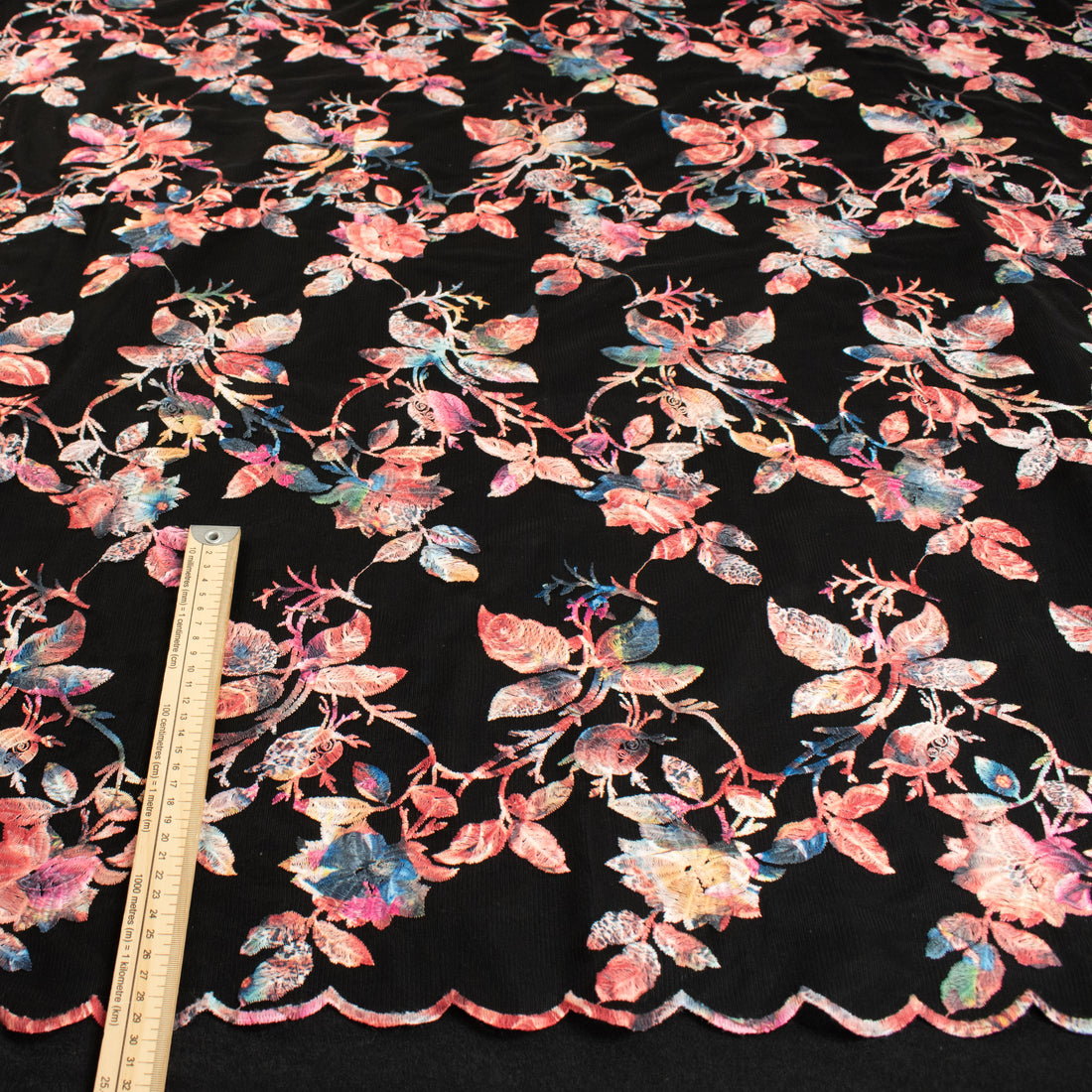 Embroidered Multi Colour Laces