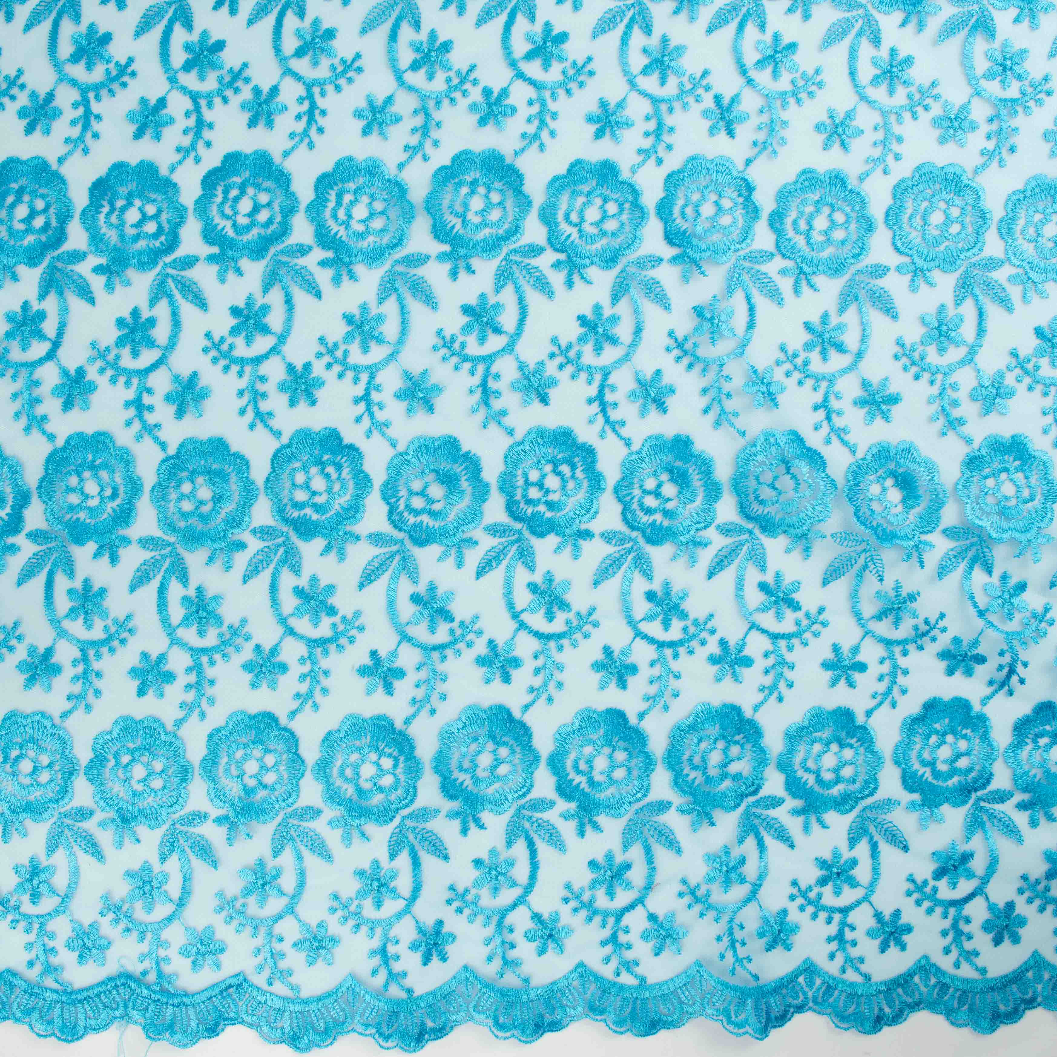 Embroidered Lace BF-2678 Blue