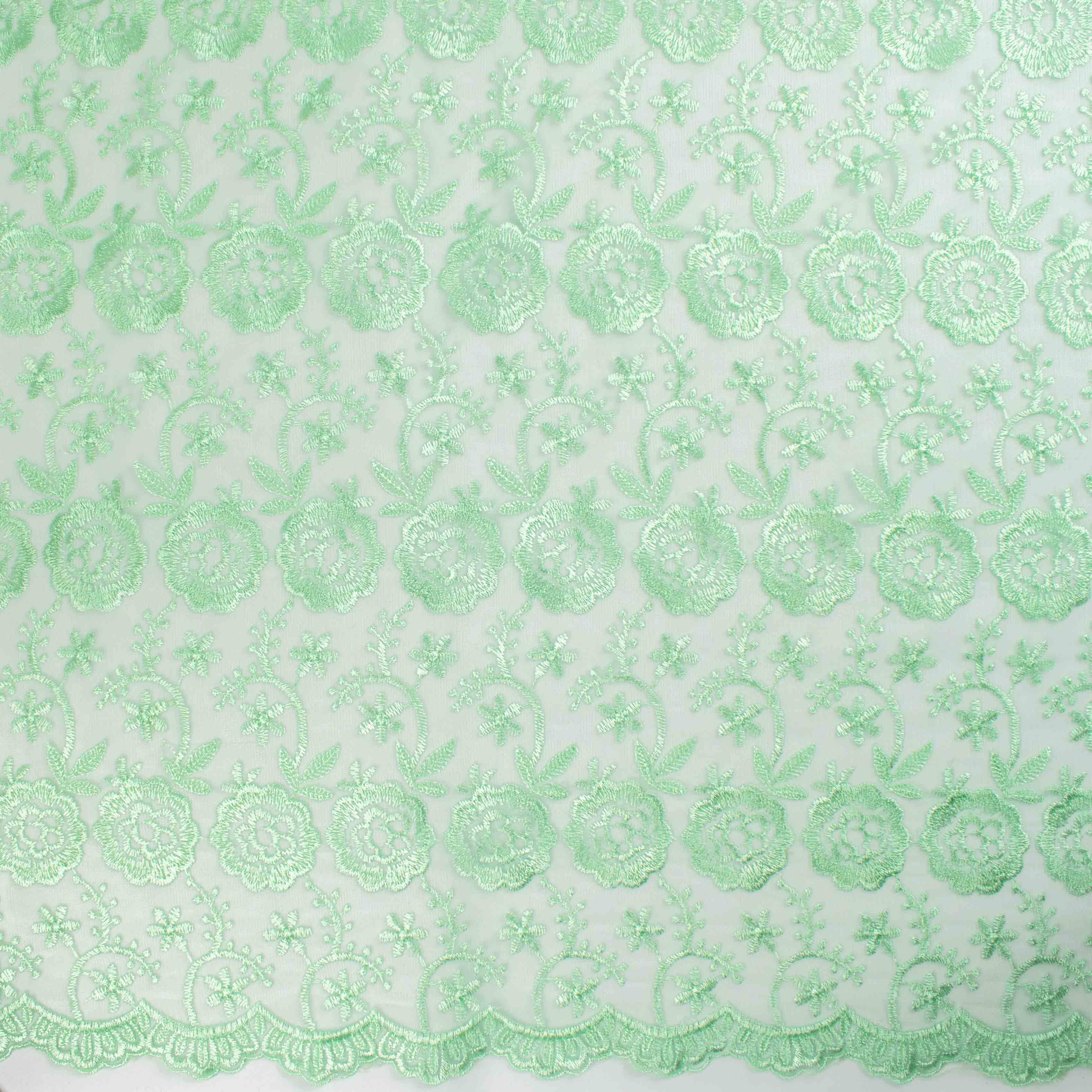 Embroidered Lace BF-2681 Spear Mint