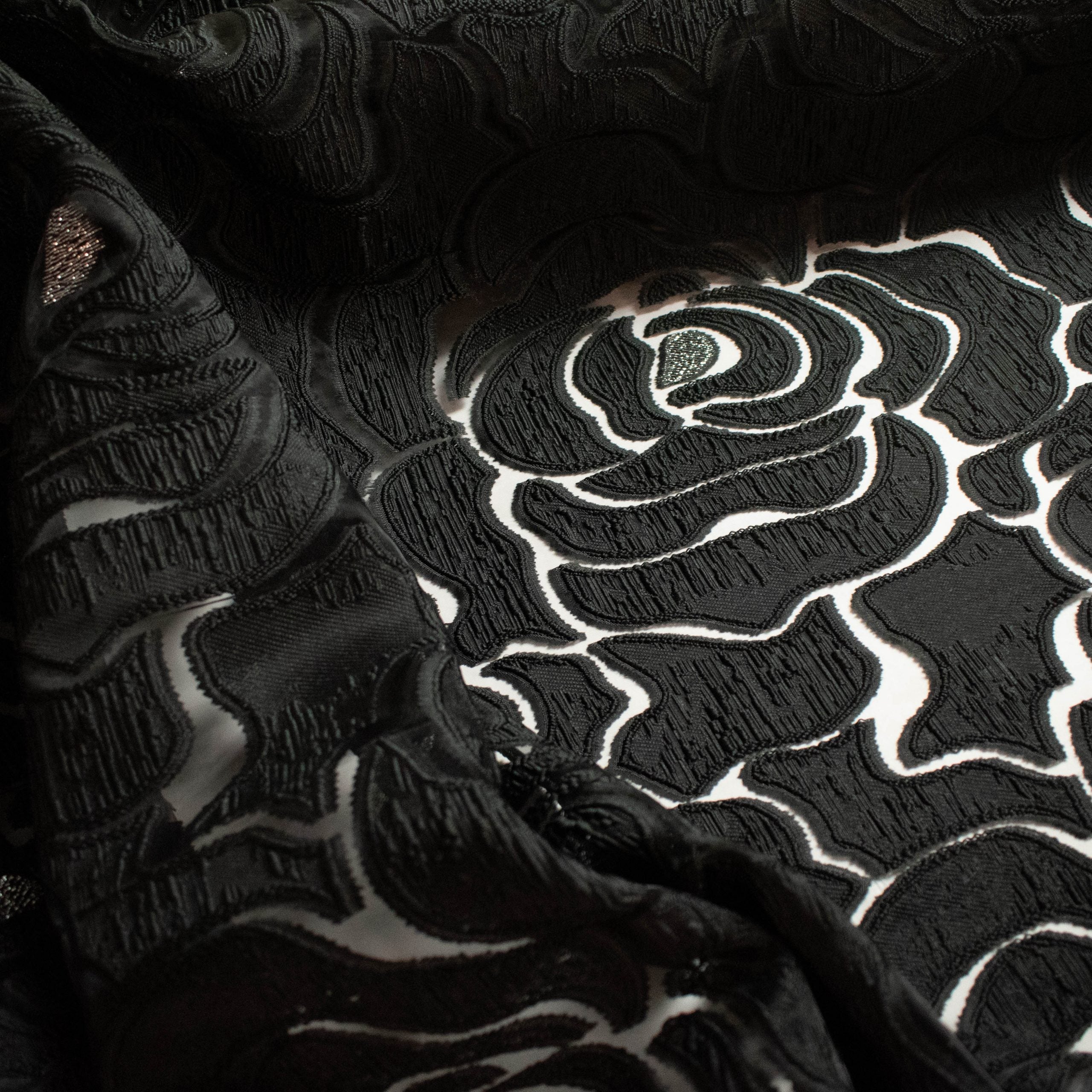 Embossed Brocade Burnout