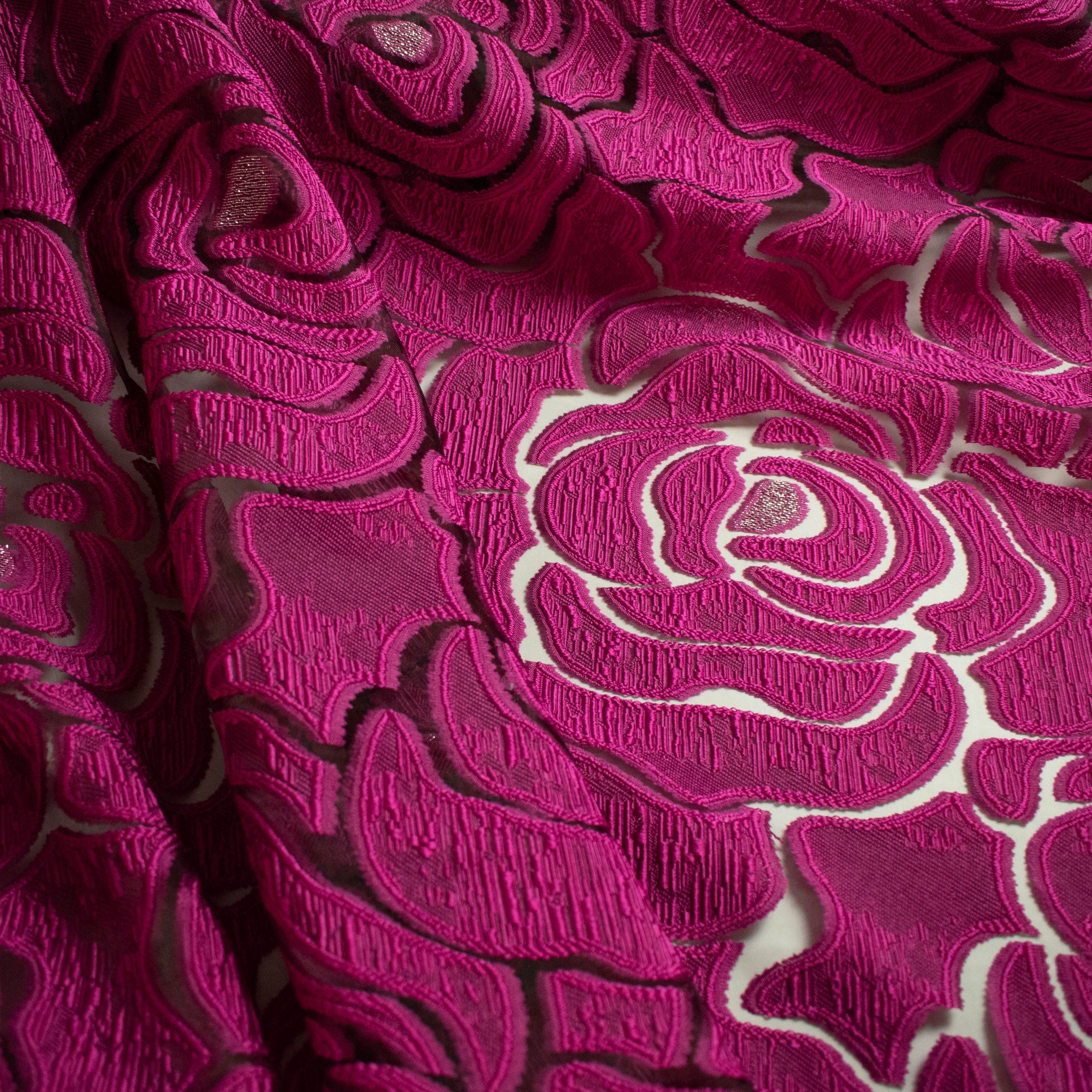 Embossed Brocade Burnout