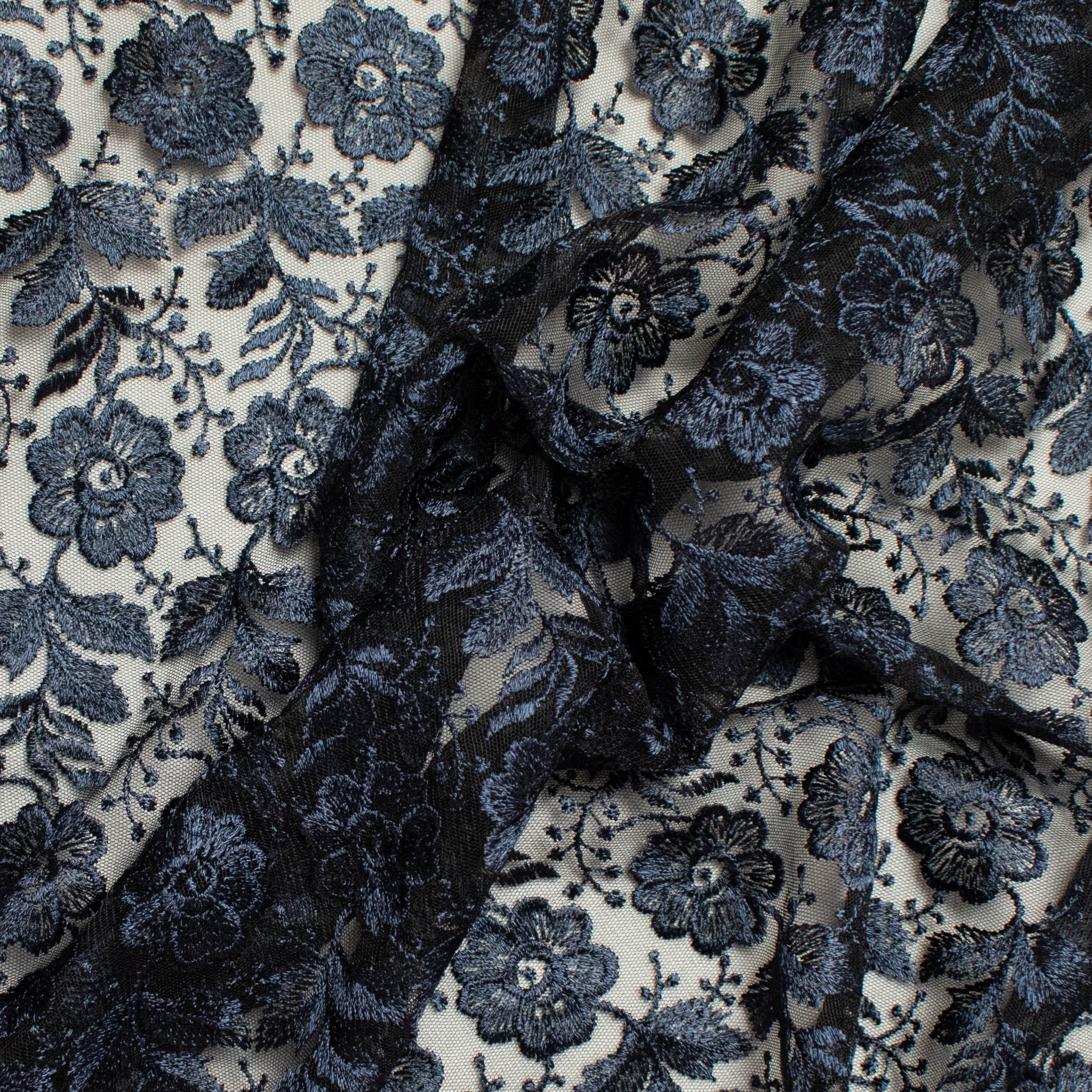 Embroidered Lace BF-02070T Navy